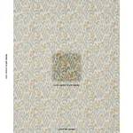 Schumacher 182731 Leonora Warp Print Citron fabric swatch