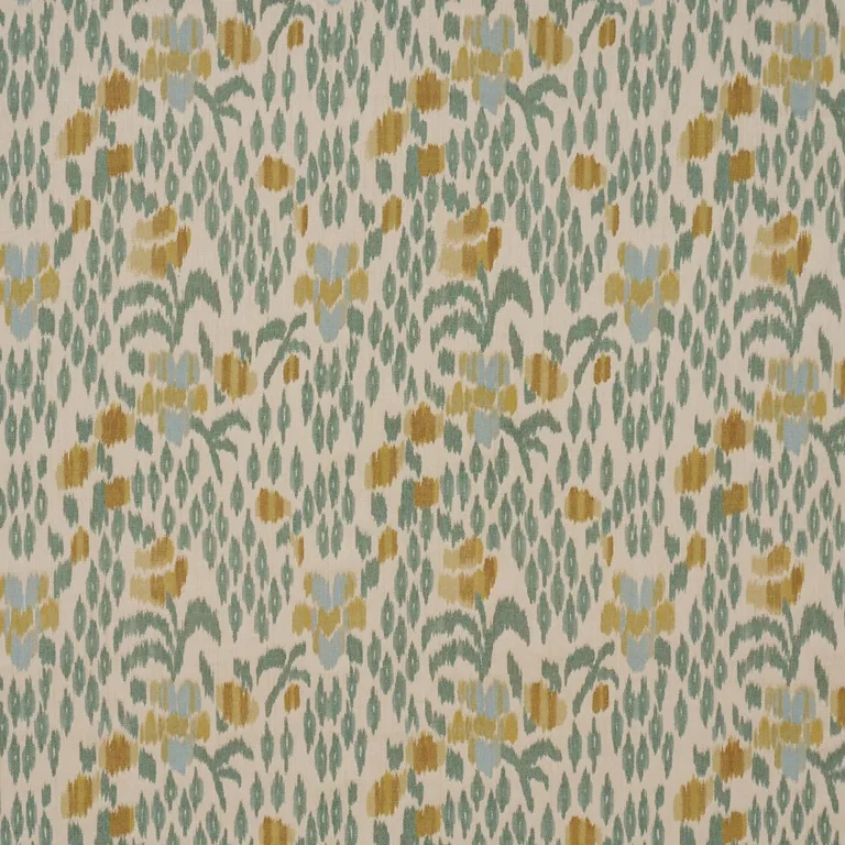 Schumacher 182731 Leonora Warp Print Citron fabric swatch