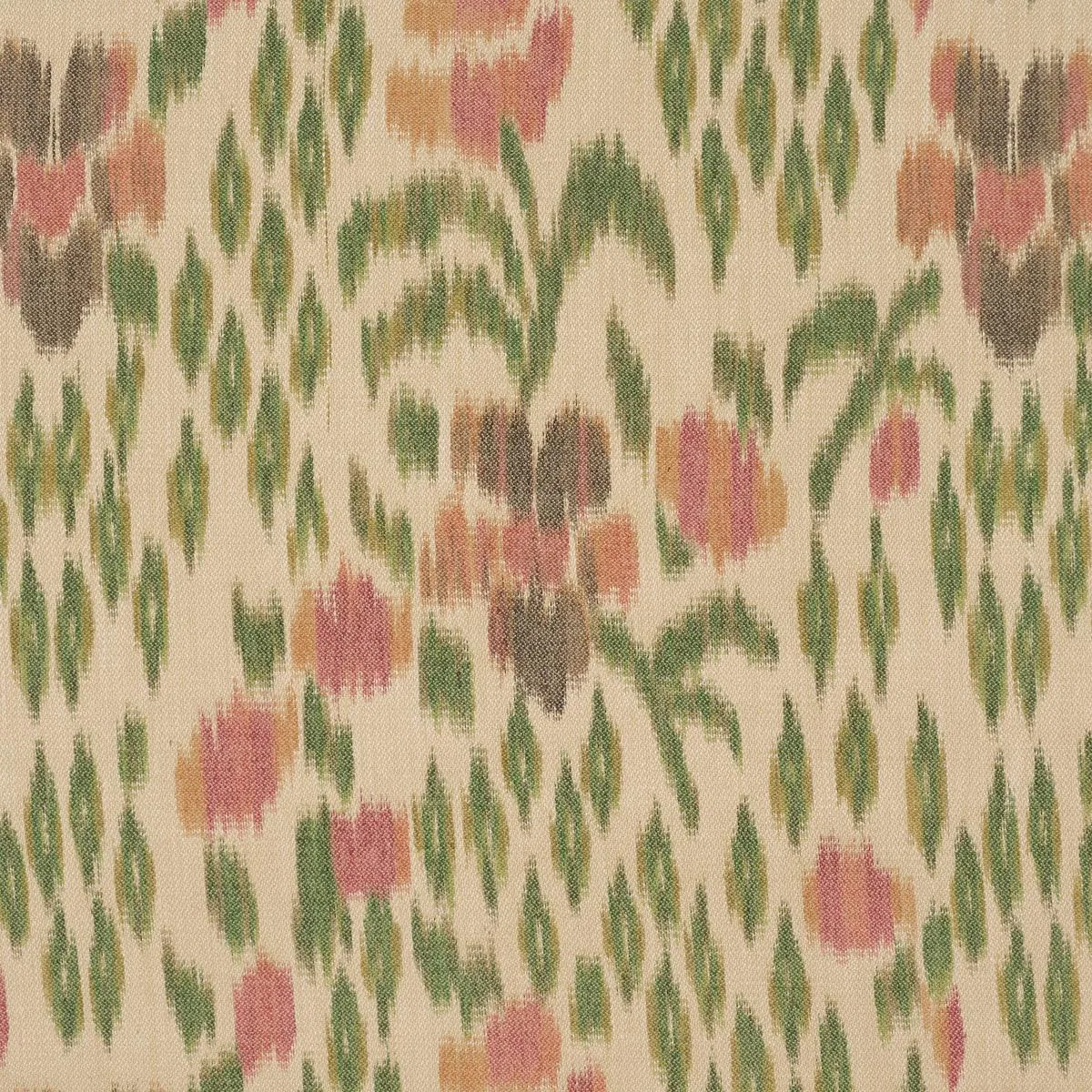 Schumacher 182730 Leonora Warp Print Jewel fabric swatch