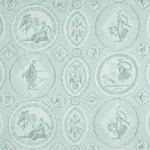 Schumacher 179562 Les Scenes Contemporaines Mineral fabric swatch
