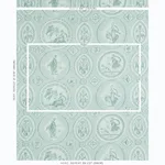 Schumacher 179562 Les Scenes Contemporaines Mineral fabric swatch