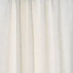 Schumacher 84931 Leslie Stonewashed Sheer Ivory fabric swatch