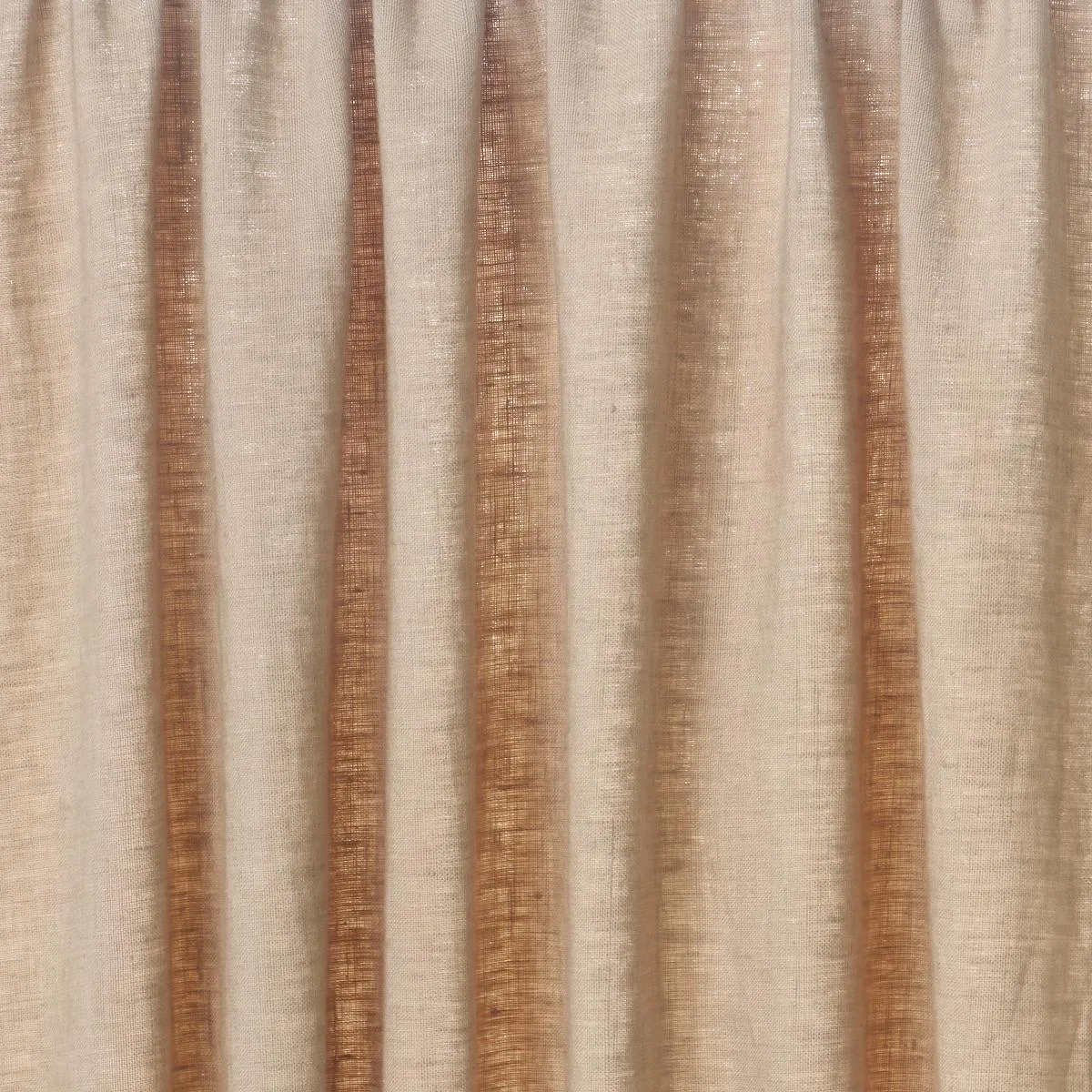 Schumacher 84935 Leslie Stonewashed Sheer Natural fabric swatch