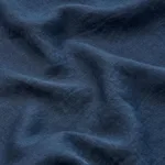 Schumacher 84938 Leslie Stonewashed Sheer Navy fabric swatch