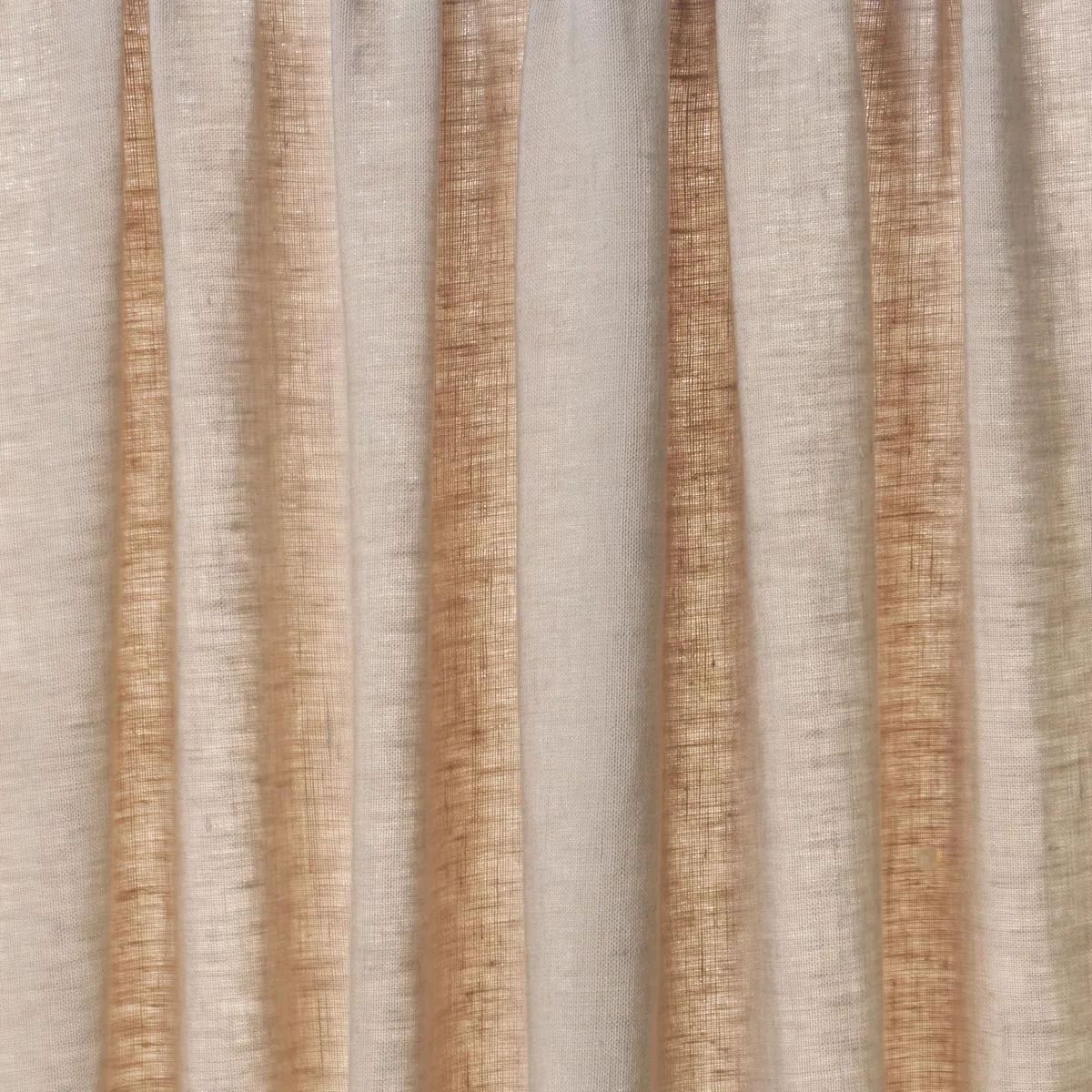 Schumacher 84930 Leslie Stonewashed Sheer Taupe fabric swatch