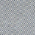 Schumacher 69812 Lessing Indigo fabric swatch