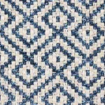 Schumacher 69812 Lessing Indigo fabric swatch
