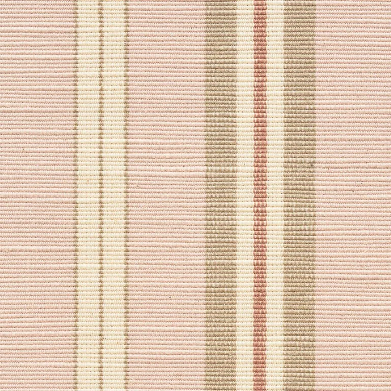 Schumacher 75501 Lewis Stripe Blush fabric swatch