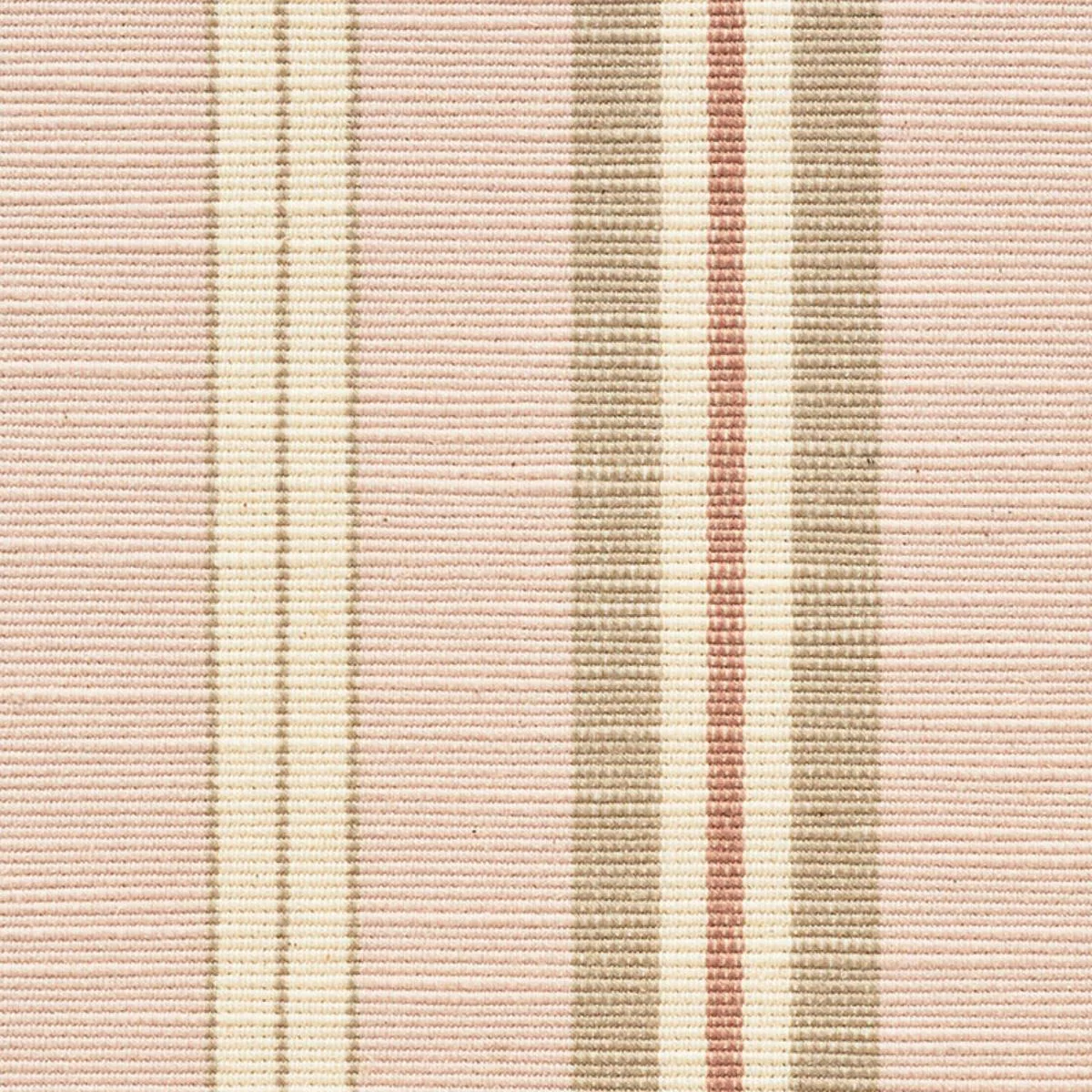 Schumacher 75501 Lewis Stripe Blush fabric swatch