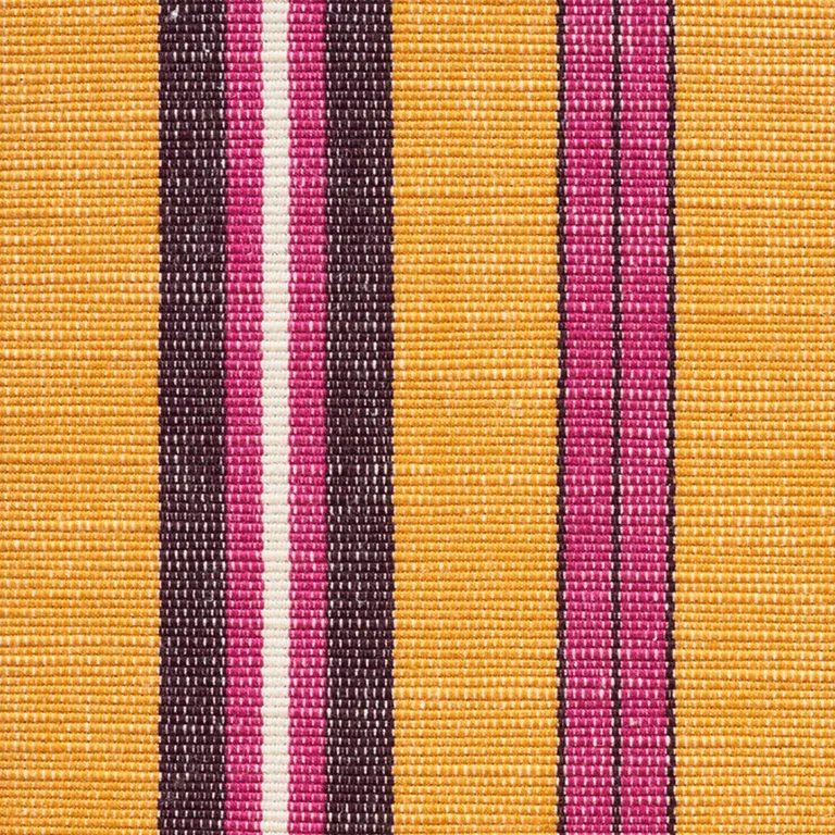 Schumacher 75502 Lewis Stripe Gold fabric swatch