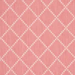 Schumacher 87172 Liam Coral fabric swatch
