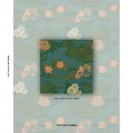 Schumacher 85500 Lian Dream Turquoise fabric swatch