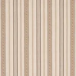 Schumacher 81441 Lightfoot Stripe Coffee fabric swatch