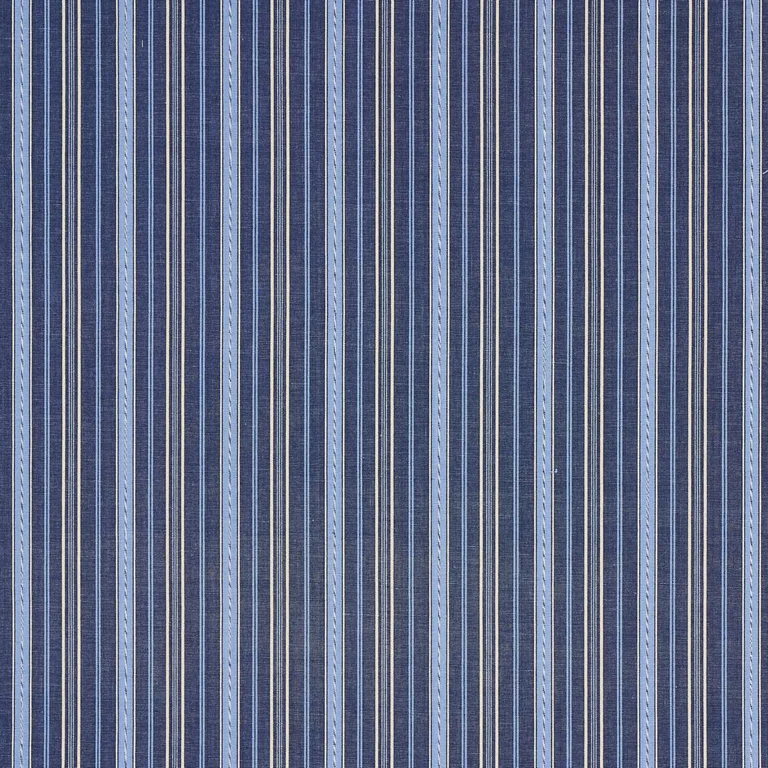 Schumacher 81440 Lightfoot Stripe Delft fabric swatch