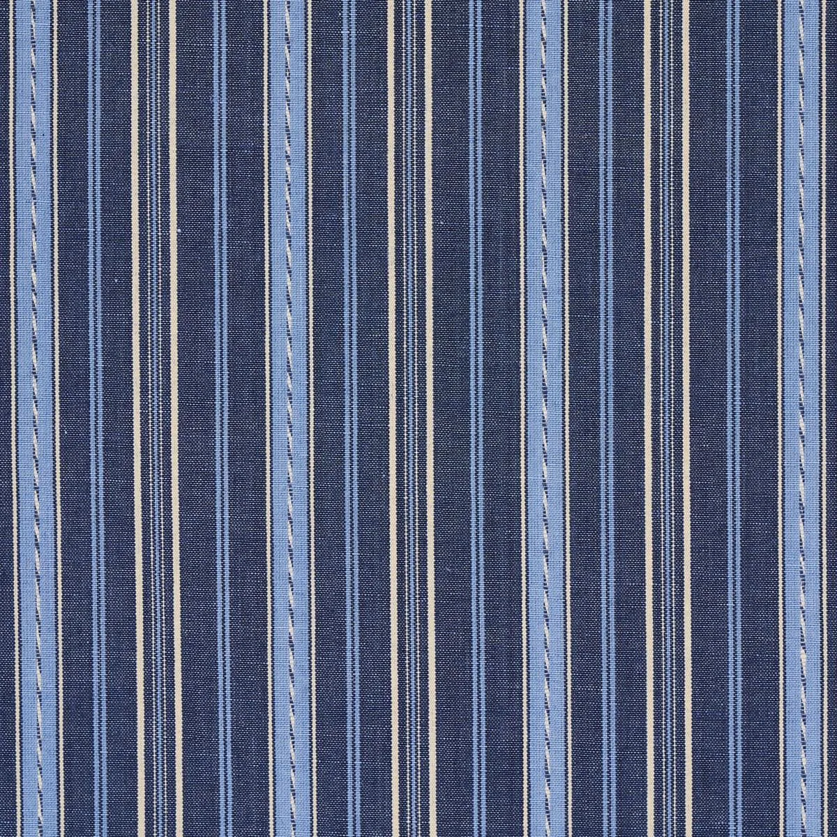 Schumacher 81440 Lightfoot Stripe Delft fabric swatch