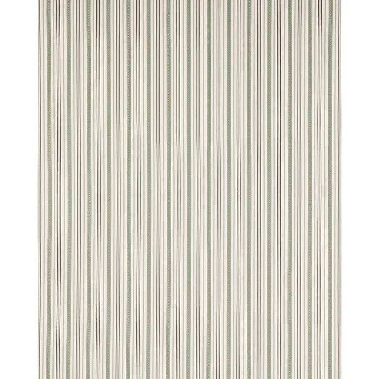 Schumacher 81442 Lightfoot Stripe Moss fabric swatch