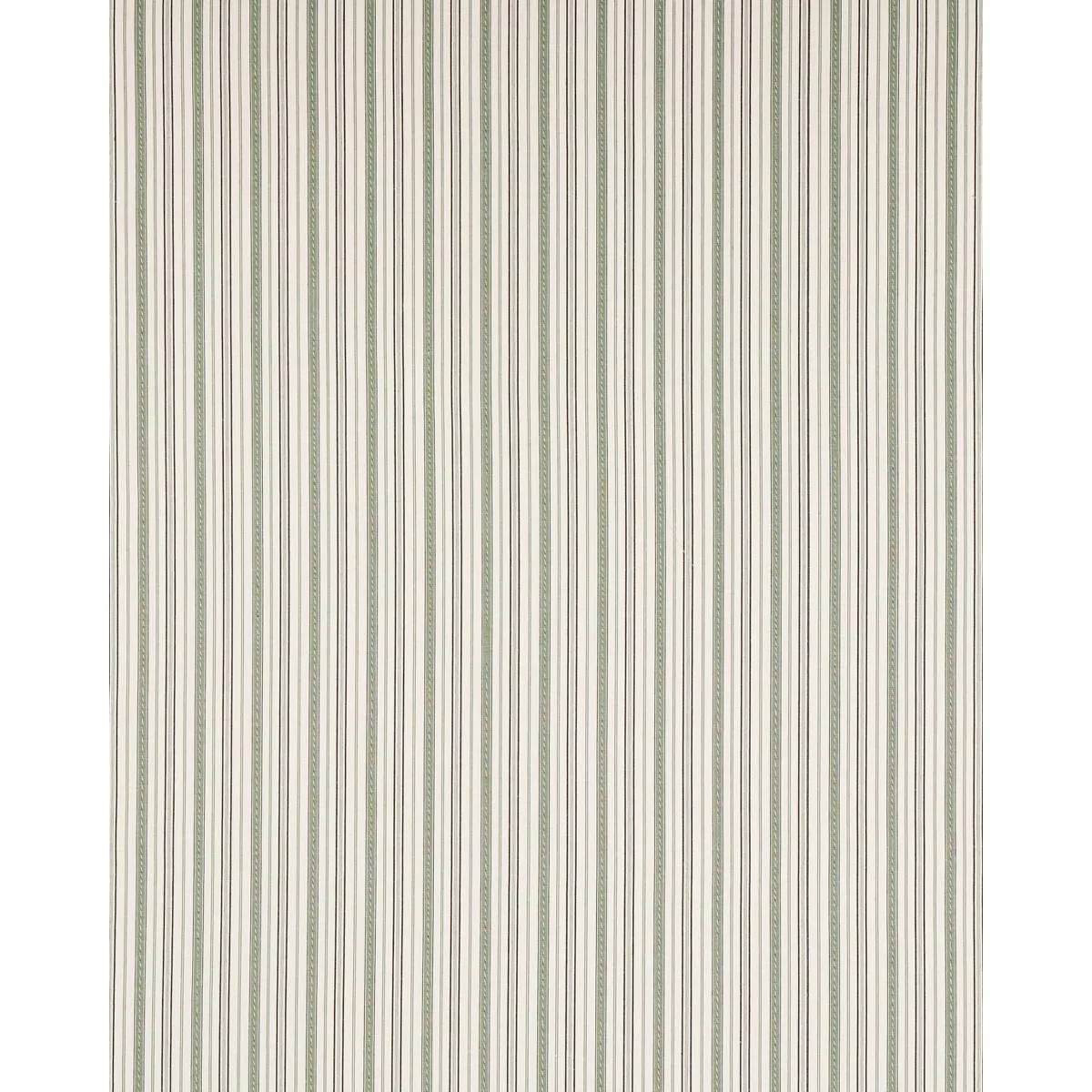 Schumacher 81442 Lightfoot Stripe Moss fabric swatch