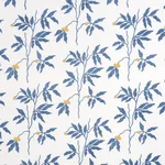 Schumacher 80432 Lilla Embroidery Blue fabric swatch