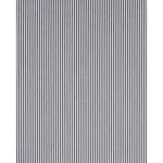 Schumacher 80491 Lilly Stripe High Performance Linen Navy & Ivory fabric swatch