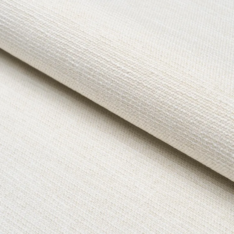 Schumacher 84222 Lily Indoor/Outdoor White fabric swatch