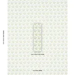 Schumacher 182141 Lily Of The Valley Indoor/Outdoor Bluebell fabric swatch