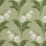 Schumacher 182140 Lily Of The Valley Indoor/Outdoor Moss fabric swatch