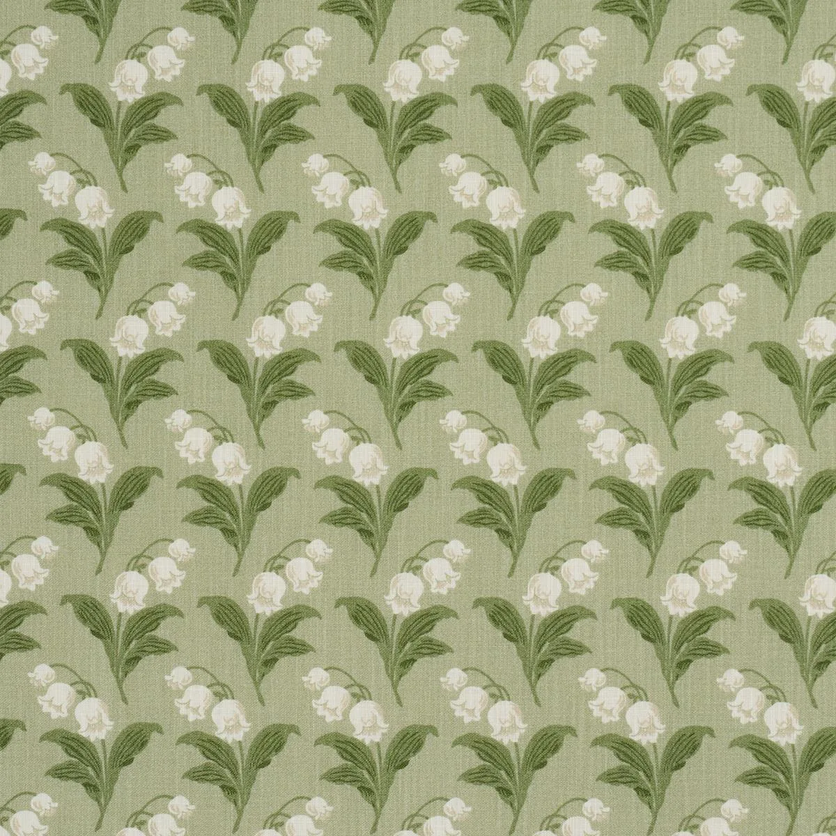 Schumacher 182140 Lily Of The Valley Indoor/Outdoor Moss fabric swatch