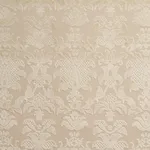 Schumacher 82161 Limbourg Damask Velvet Pearl fabric swatch