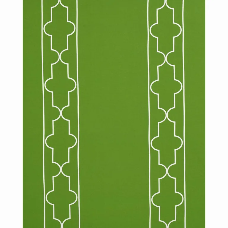 Schumacher 73070 Limitless Lattice Leaf fabric swatch