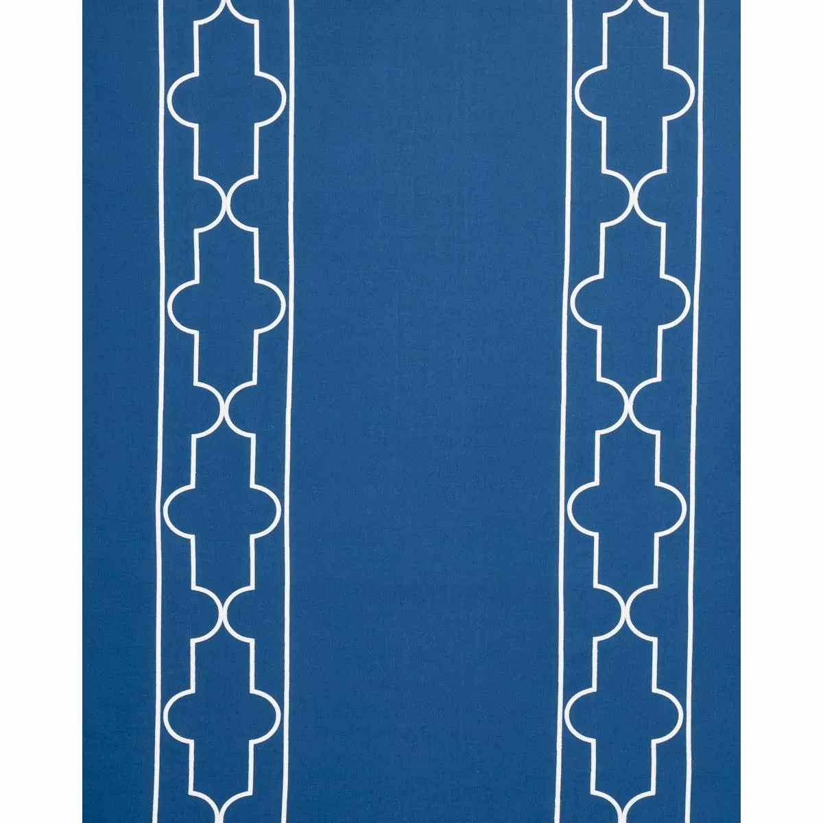 Schumacher 73073 Limitless Lattice Royal fabric swatch