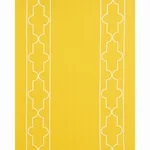 Schumacher 73072 Limitless Lattice Yellow fabric swatch