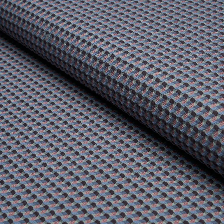 Schumacher 87292 Limon Weave Denim fabric swatch