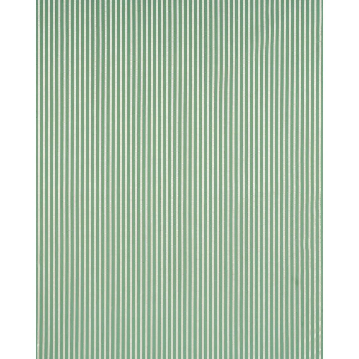 Schumacher 85762 Lincoln Small Stripe Green fabric swatch