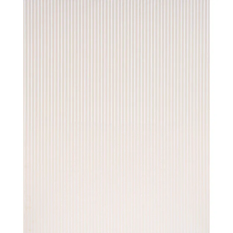 Schumacher 85764 Lincoln Small Stripe Ivory fabric swatch