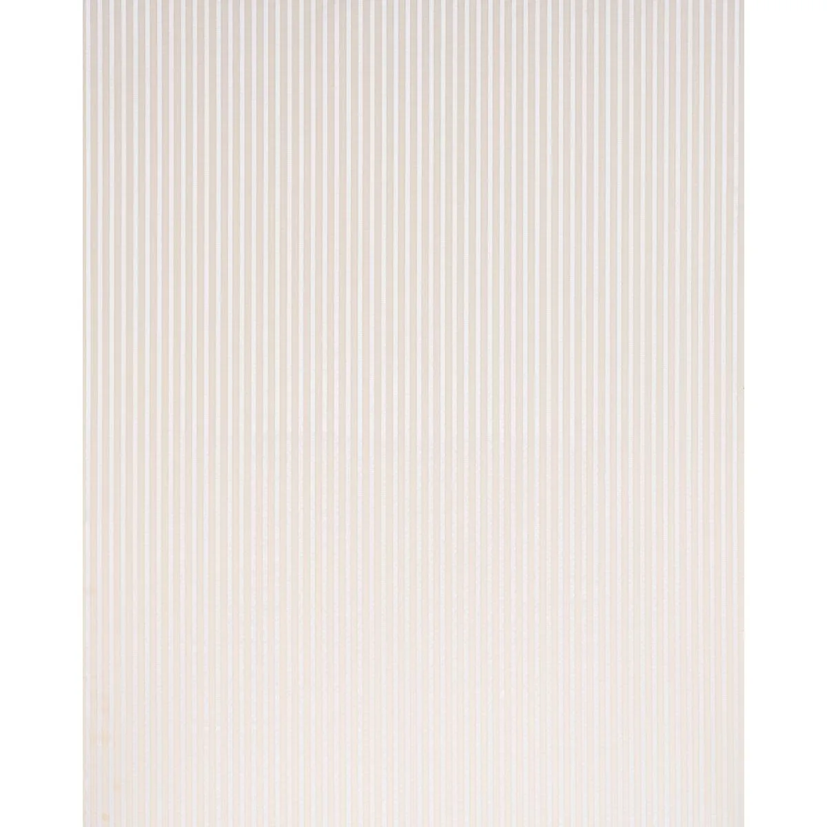 Schumacher 85764 Lincoln Small Stripe Ivory fabric swatch