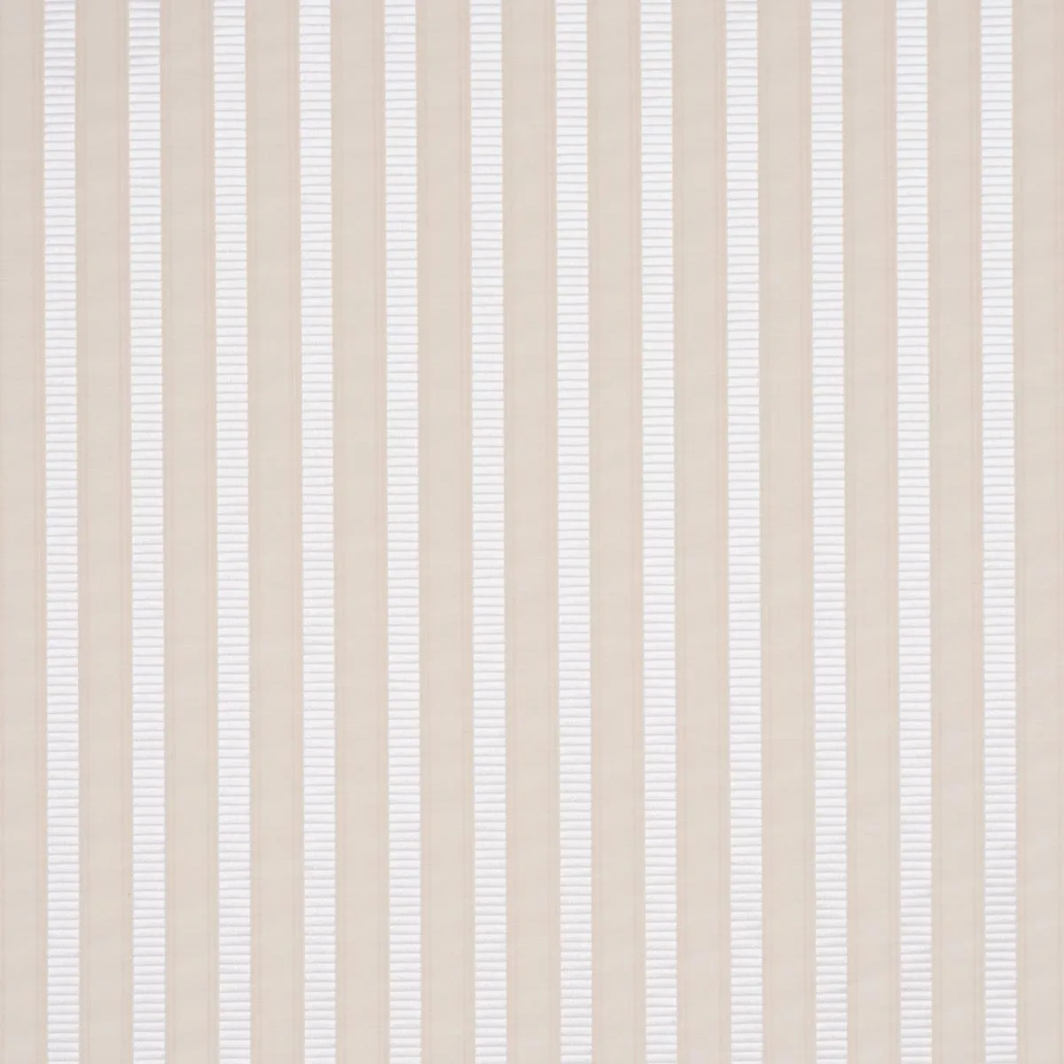 Schumacher 85764 Lincoln Small Stripe Ivory fabric swatch