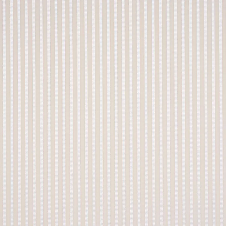 Schumacher 85764 Lincoln Small Stripe Ivory fabric swatch