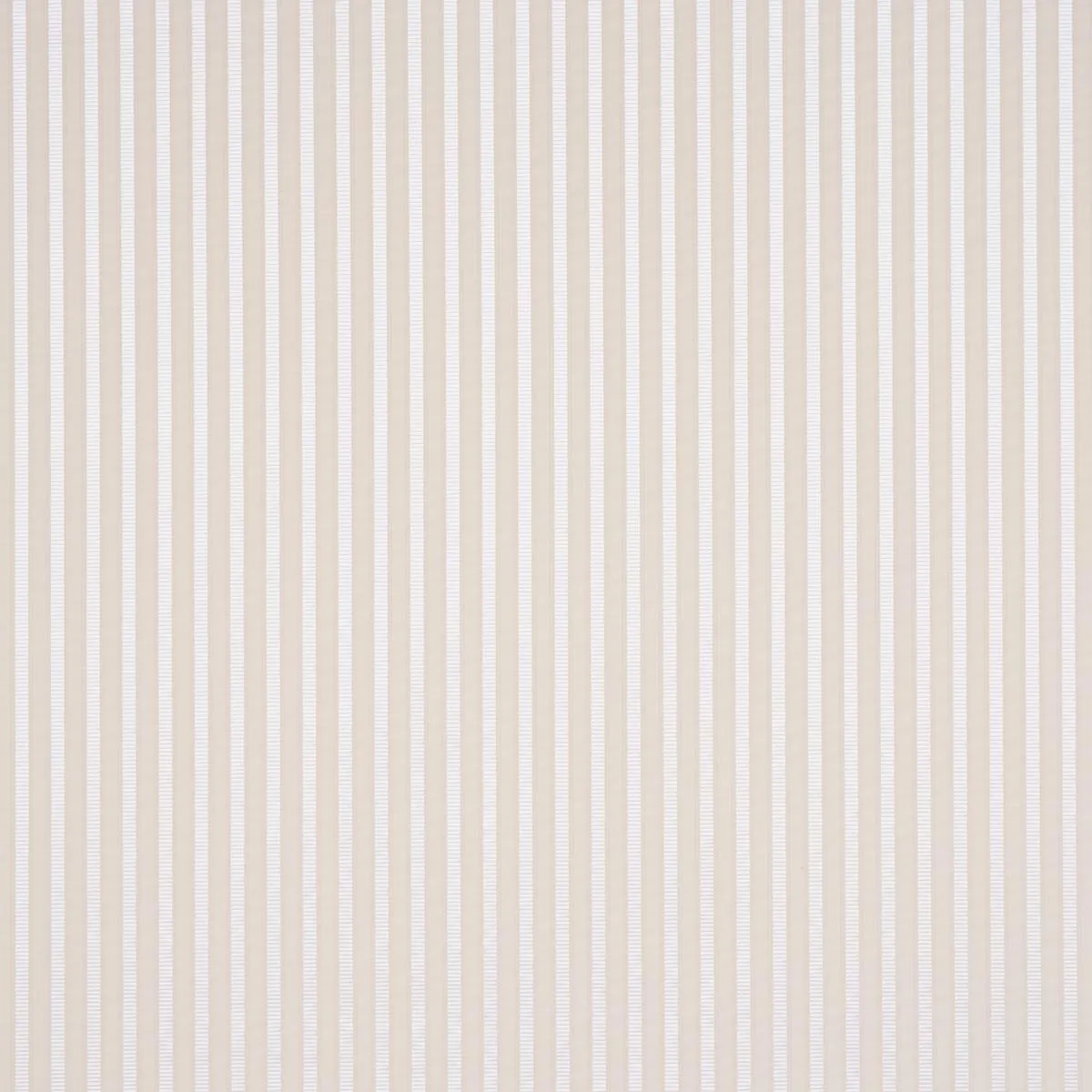 Schumacher 85764 Lincoln Small Stripe Ivory fabric swatch