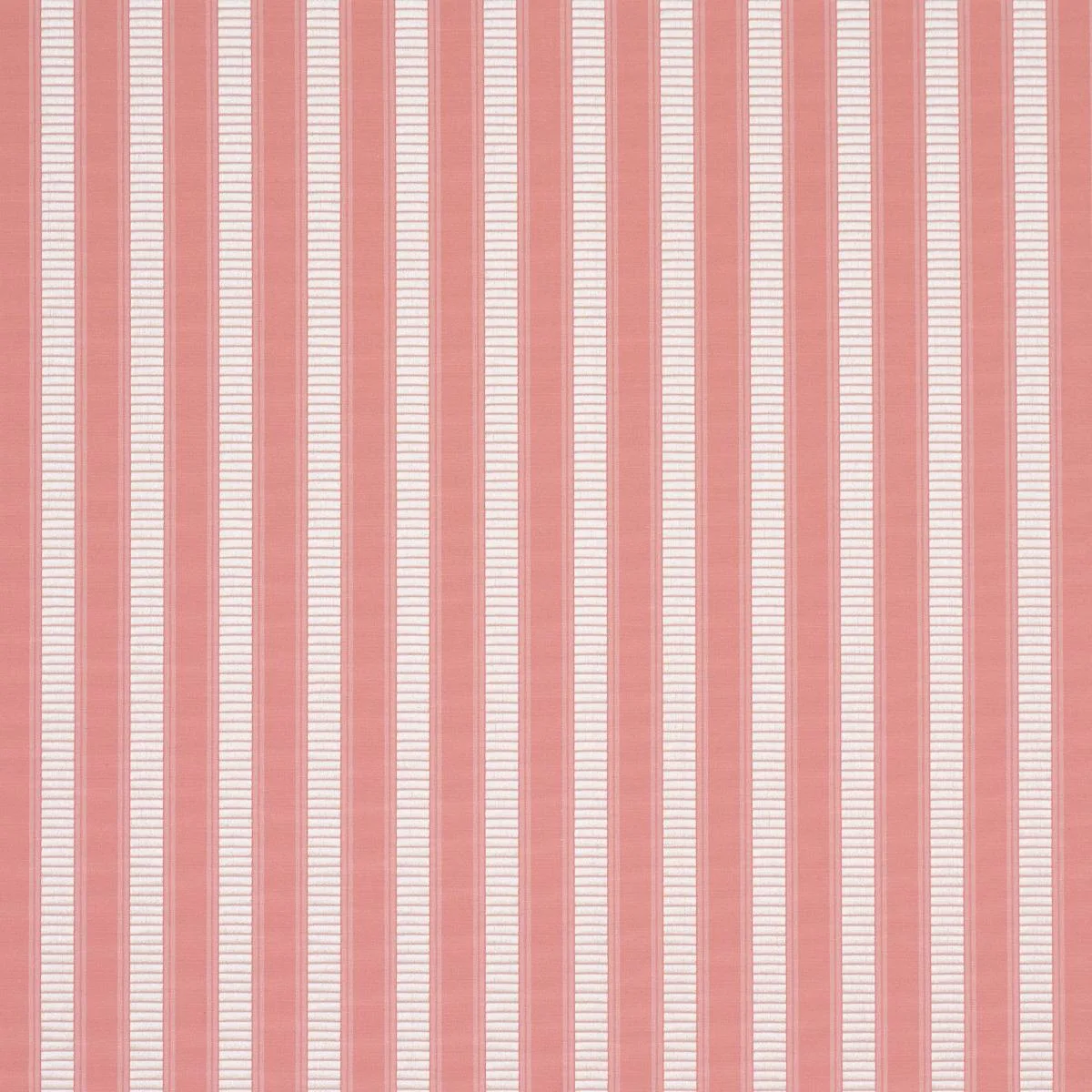 Schumacher 85766 Lincoln Small Stripe Pink fabric swatch