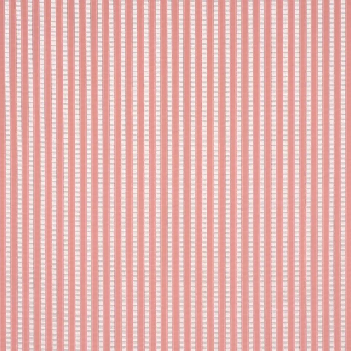 Schumacher 85766 Lincoln Small Stripe Pink fabric swatch