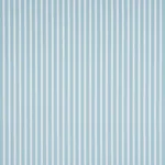 Schumacher 85763 Lincoln Small Stripe Robin's Egg fabric swatch