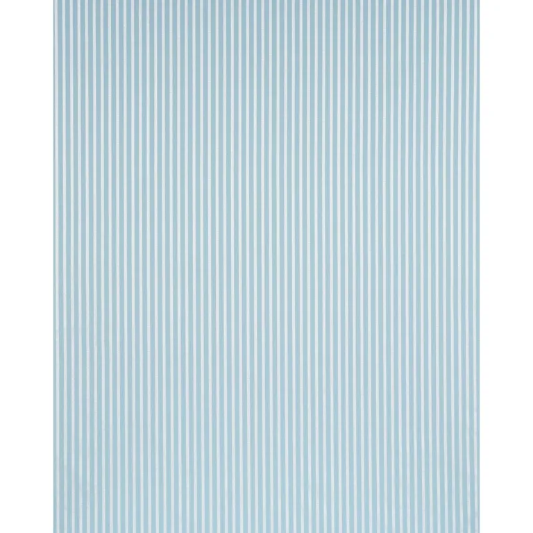 Schumacher 85763 Lincoln Small Stripe Robin's Egg fabric swatch