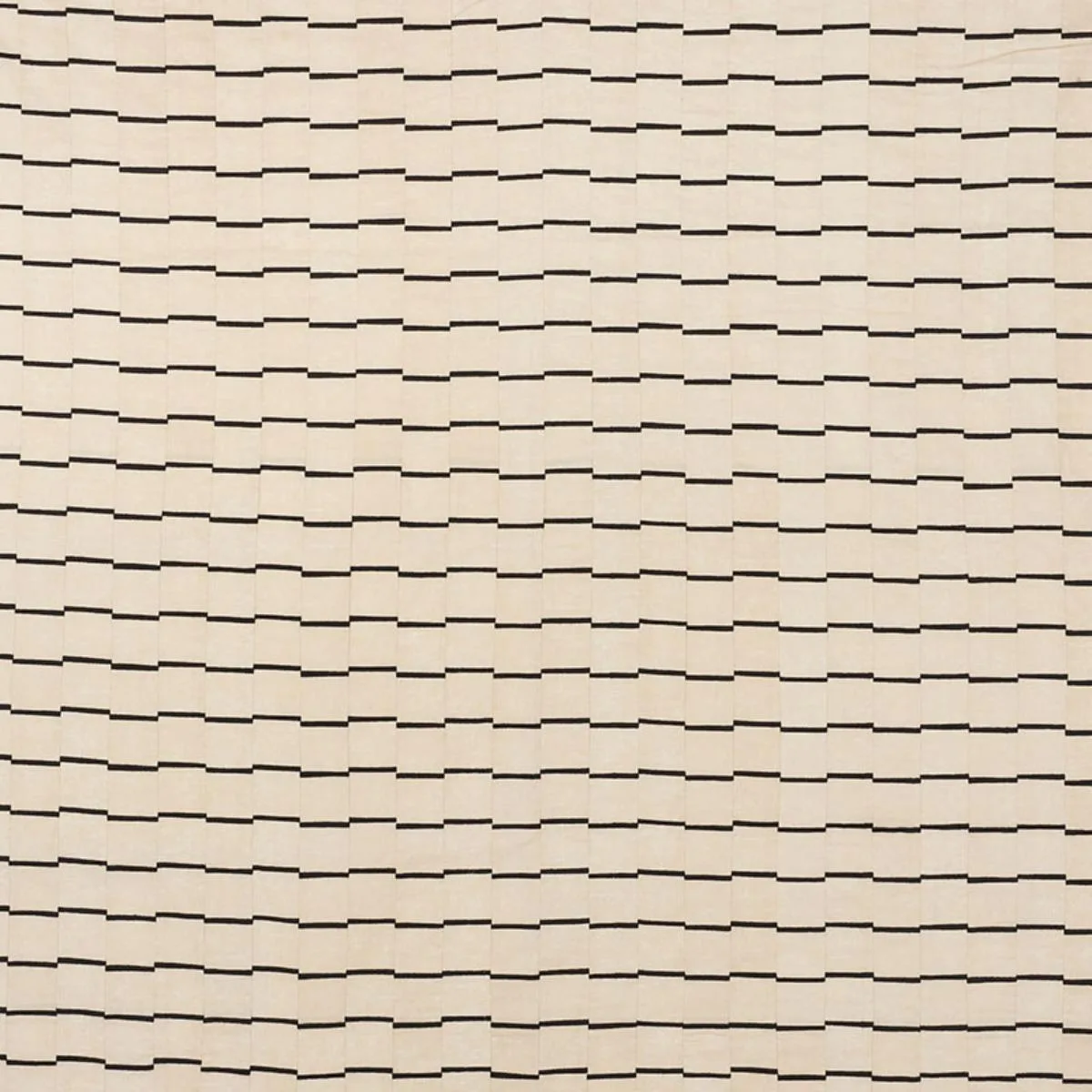 Schumacher 71210 Lines Black fabric swatch