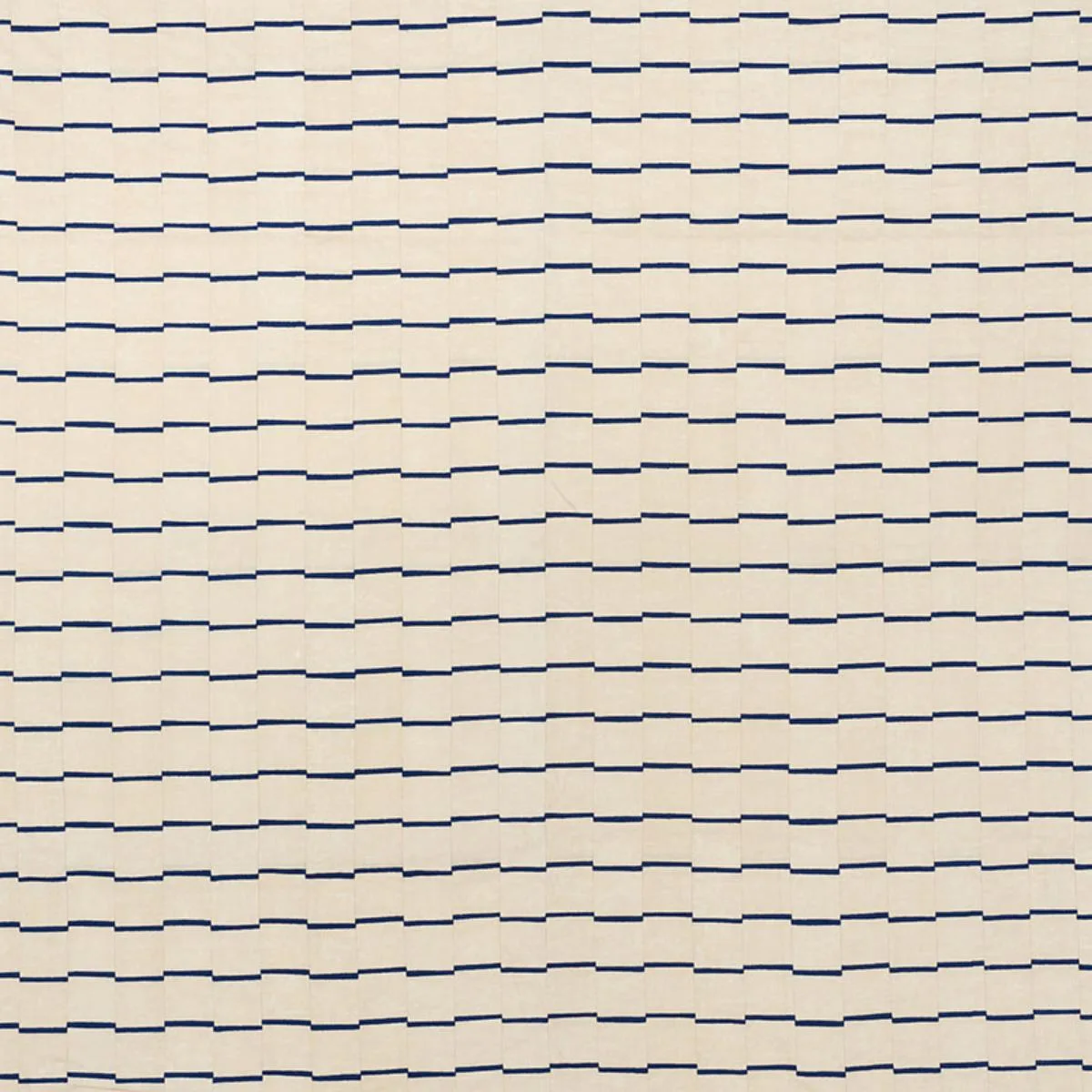Schumacher 71211 Lines Blue fabric swatch