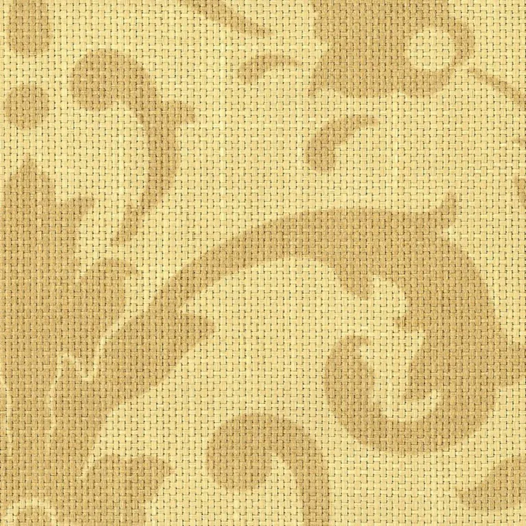 Schumacher 173360 Linwood Raffia Damask Straw fabric swatch