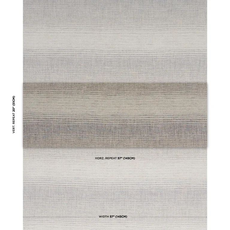 Schumacher 84461 Liora Linen Ombré Azure fabric swatch