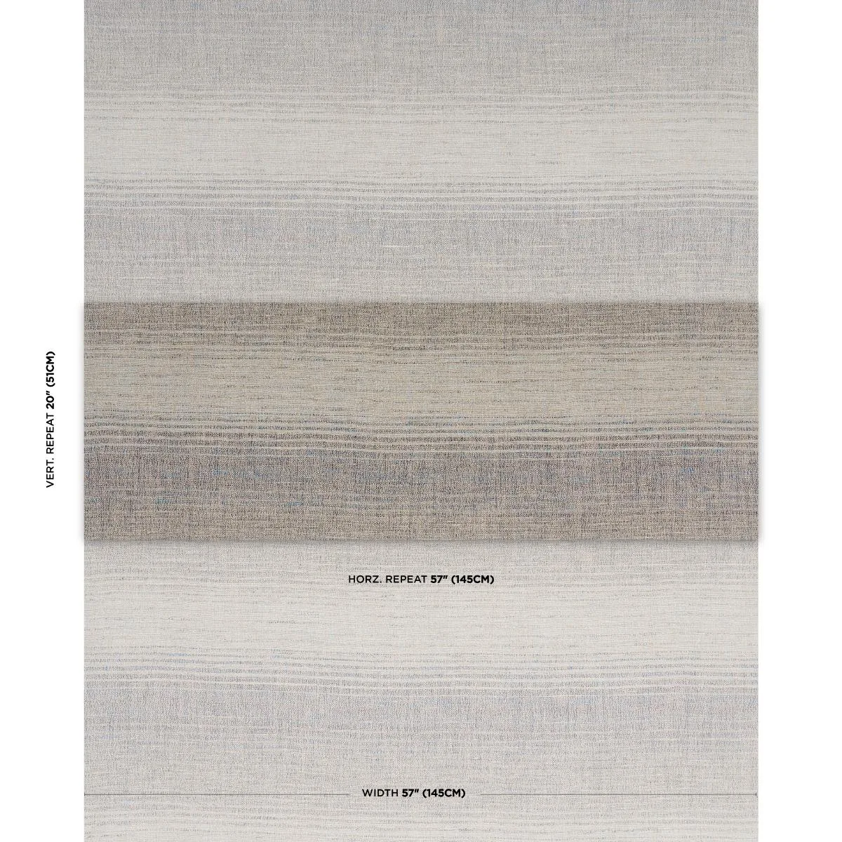 Schumacher 84461 Liora Linen Ombré Azure fabric swatch