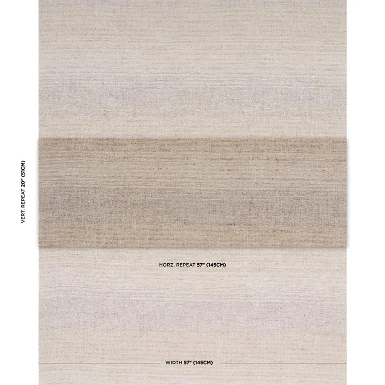 Schumacher 84460 Liora Linen Ombré Natural fabric swatch