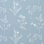 Schumacher 78360 Lisbeth Embroidery Blue fabric swatch