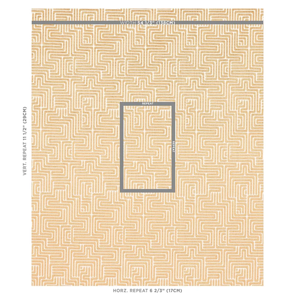 Schumacher 72955 Lisboa Velvet Gold fabric swatch